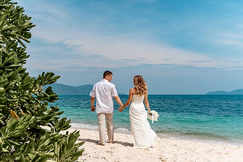 Свадебная фотосессия с аркой на Пхукете