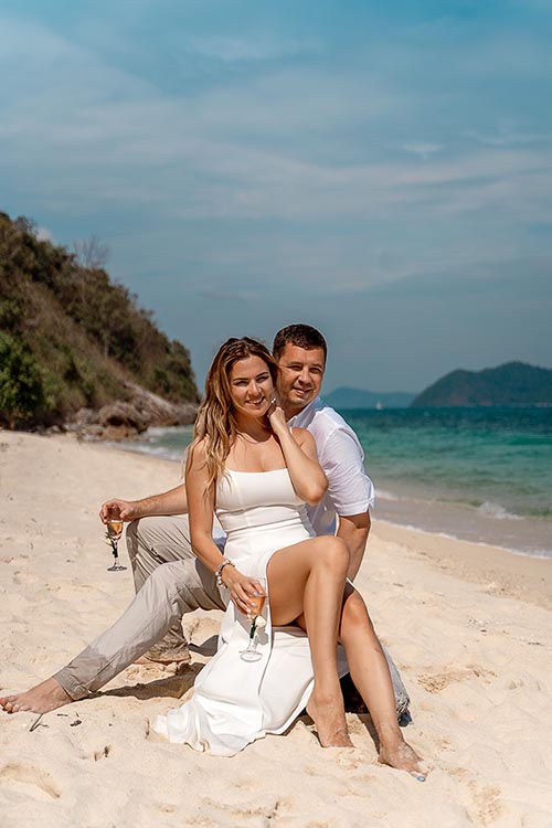 Свадебная фотосессия с аркой на Пхукете