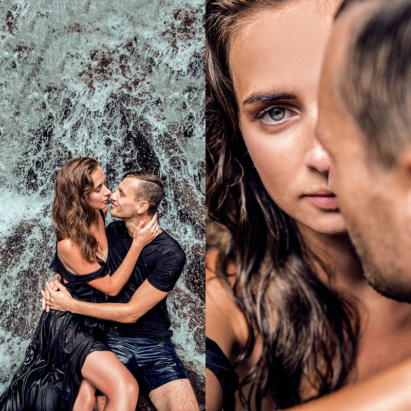 Лав стори (Love Story) фотосессия на водопаде на Пхукете