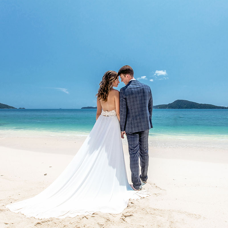 Свадебная фотосессия на Необитаемом острове