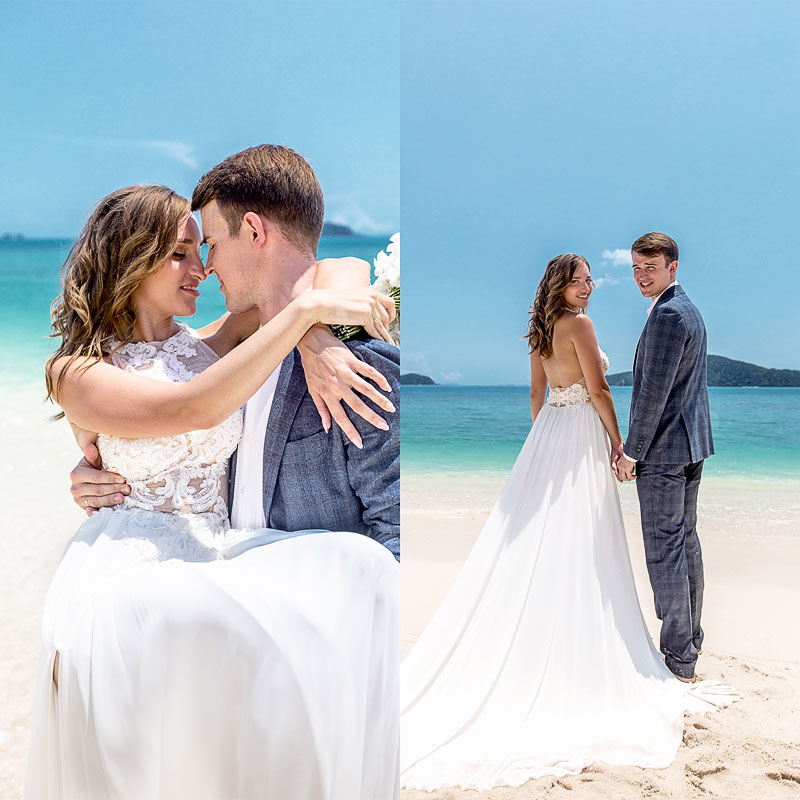 Свадебная фотосессия на Необитаемом острове