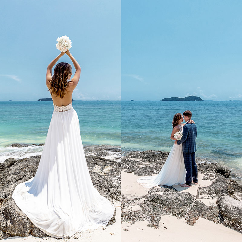 Свадебная фотосессия на Необитаемом острове