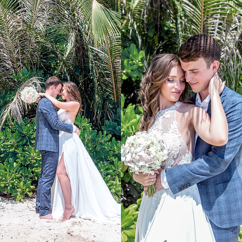 Свадебная фотосессия на Необитаемом острове