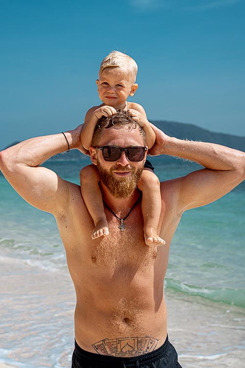 Семейная фотосессия на необитаемом острове на Пхукете