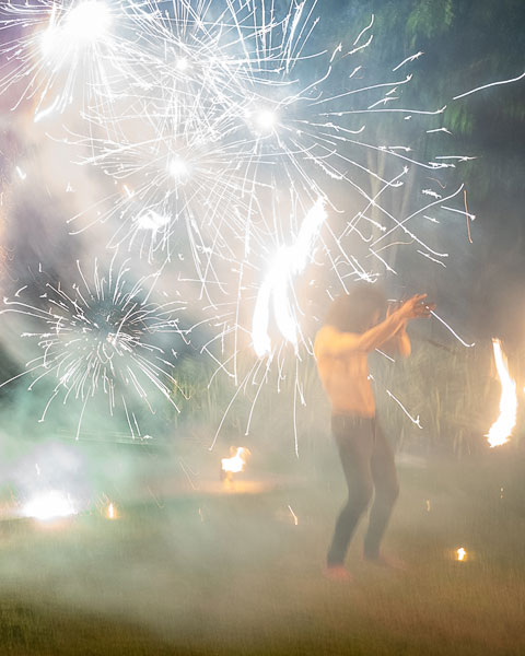 Огненное шоу (fire show) на Пхукете