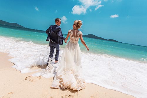 Свадебная фотосессия на Пхукете на необитаемом острове