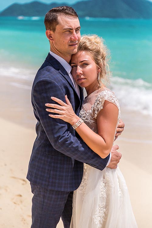 Свадебная фотосессия на Пхукете на необитаемом острове