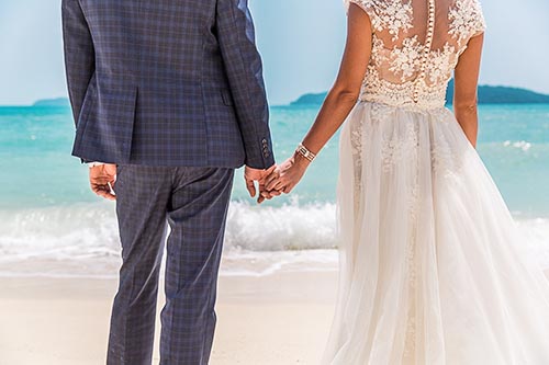 Свадебная фотосессия на Пхукете на необитаемом острове