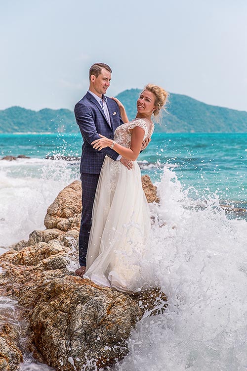 Свадебная фотосессия на Пхукете на необитаемом острове