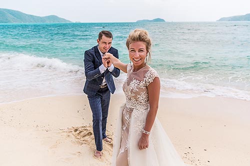 Свадебная фотосессия на Пхукете на необитаемом острове