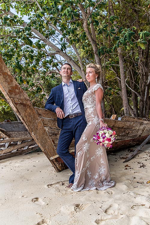 Свадебная фотосессия на Пхукете на необитаемом острове
