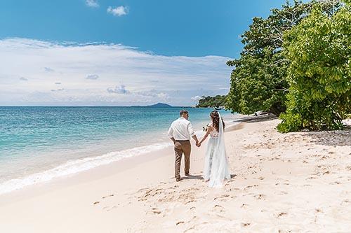 Свадебная фотосессия на необитаемом острове вблизи Пхукета