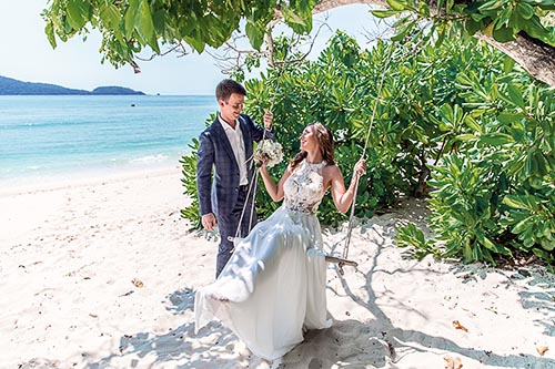 Свадебные фотосессии на необитаемом острове вблизи Пхукета