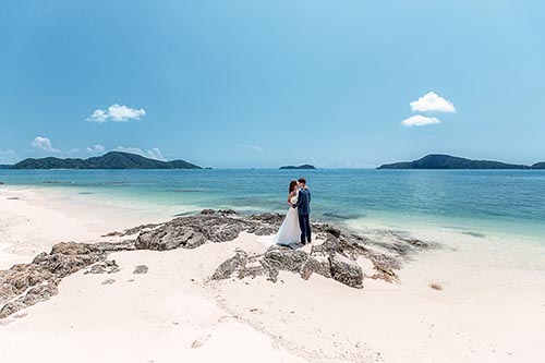Свадебные фотосессии на необитаемом острове вблизи Пхукета