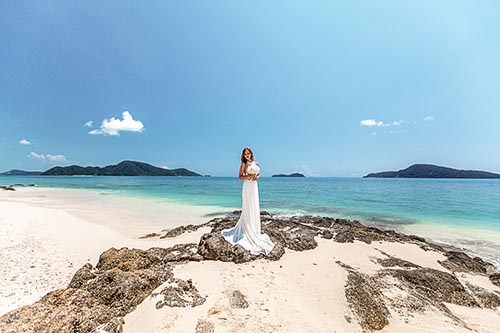 Свадебные фотосессии на необитаемом острове вблизи Пхукета