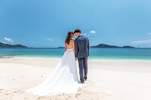 Свадебные фотосессии на необитаемом острове вблизи Пхукета