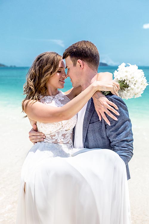 Свадебные фотосессии на необитаемом острове вблизи Пхукета
